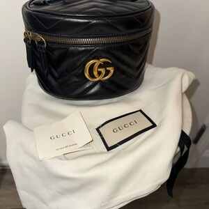 Gucci Black Quilted Leather Crossbody